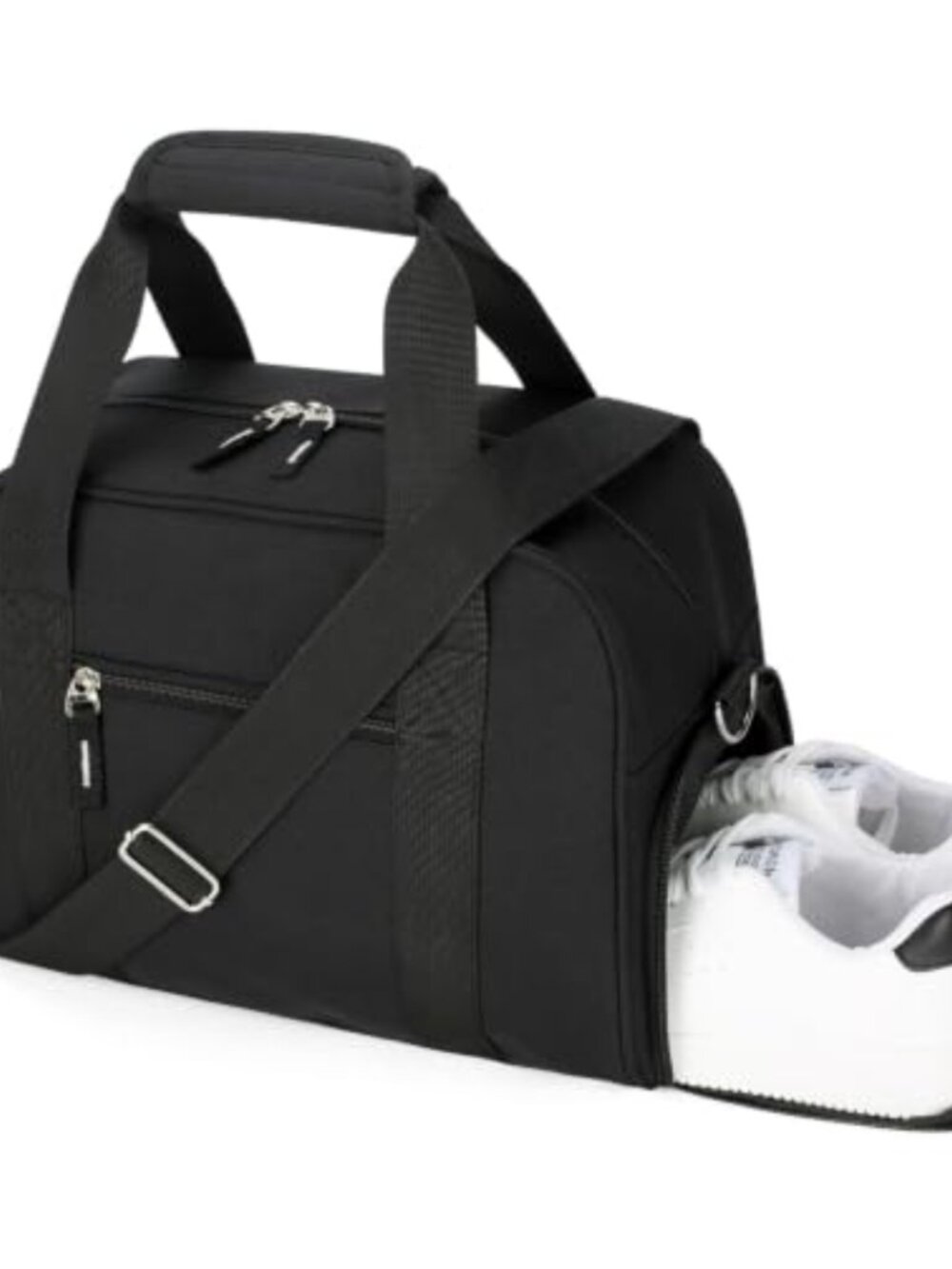 Small Gym Bag with Shoe Compartment Waterproof Duffel 14 inch